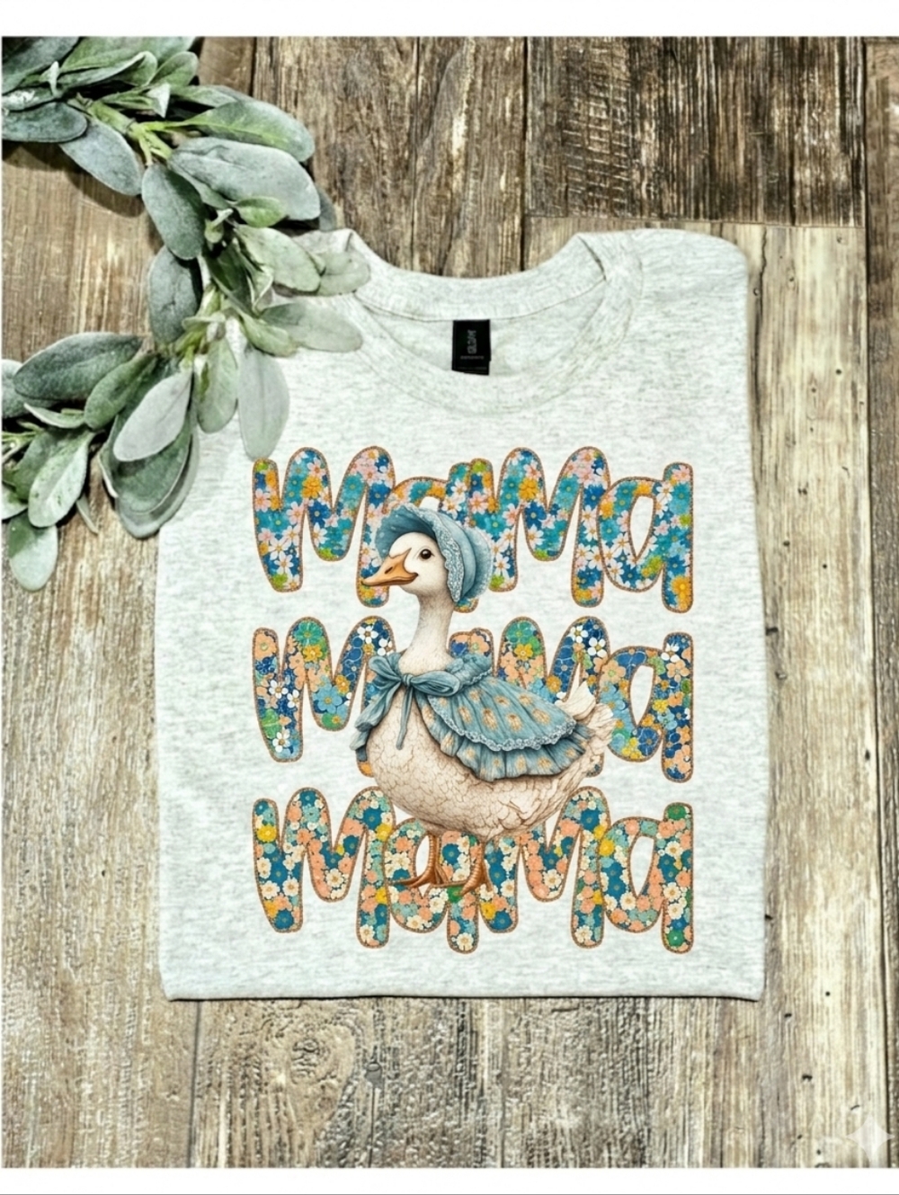 mama Shirt Goose Duck cute popular trendy Mom Floral